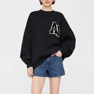 Anine Bing MILES OVERSIZED SWEATSHIRT LETTERMAN